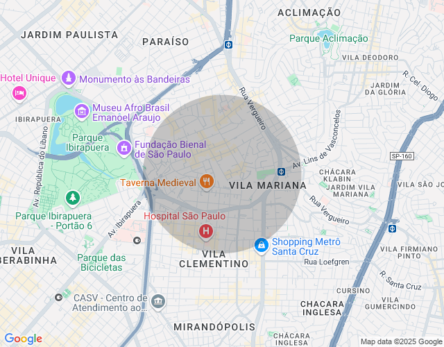 Imóvel no mapa