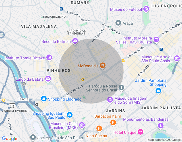 Imóvel no mapa