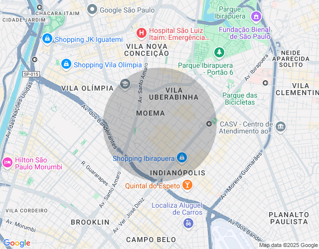 Imóvel no mapa