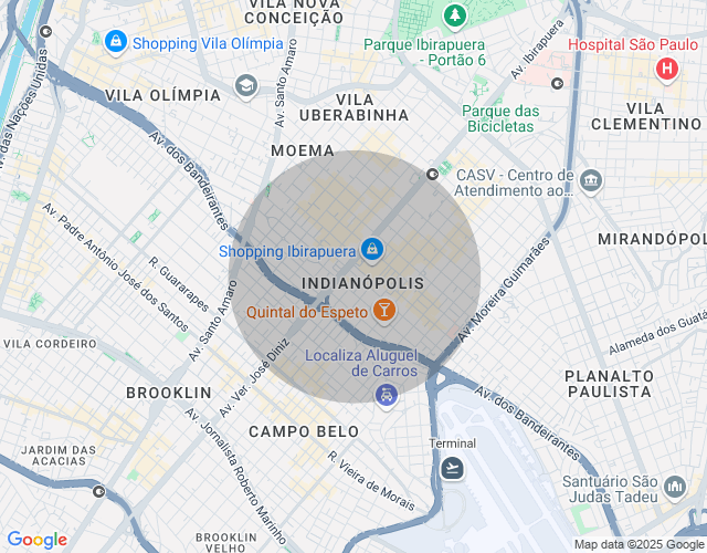 Imóvel no mapa