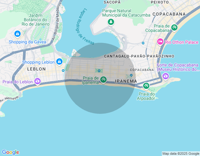 Imóvel no mapa