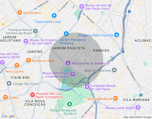 Imóvel no mapa