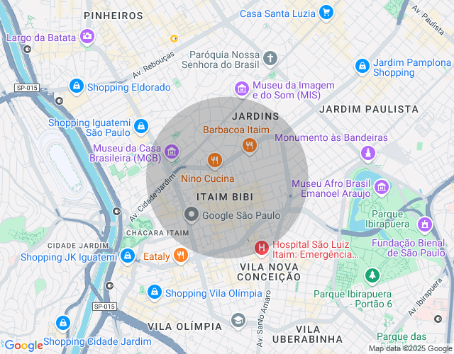 Imóvel no mapa