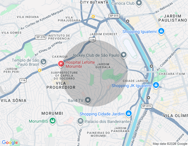 Imóvel no mapa