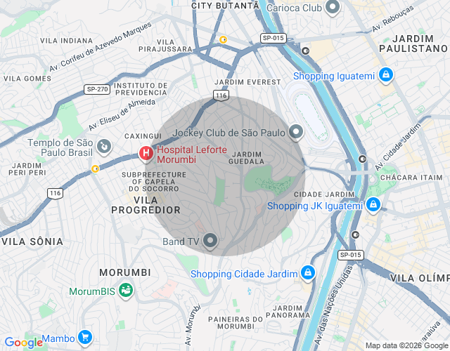 Imóvel no mapa