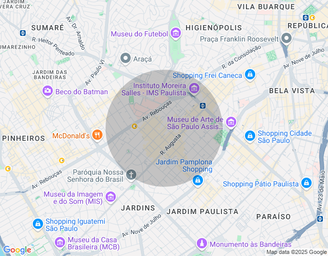Imóvel no mapa