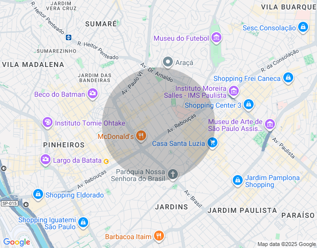 Imóvel no mapa