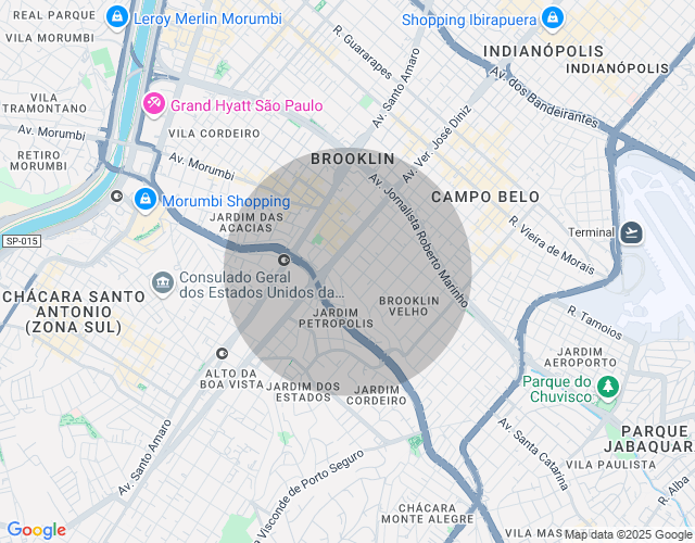 Imóvel no mapa