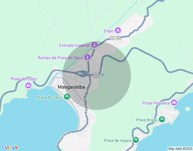 Imóvel no mapa