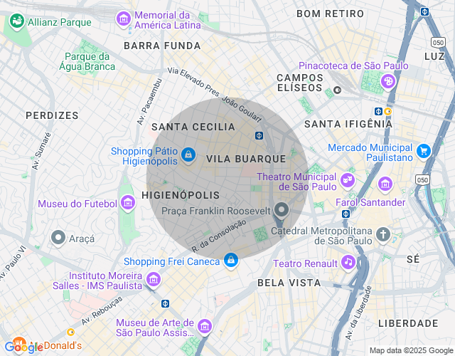Imóvel no mapa