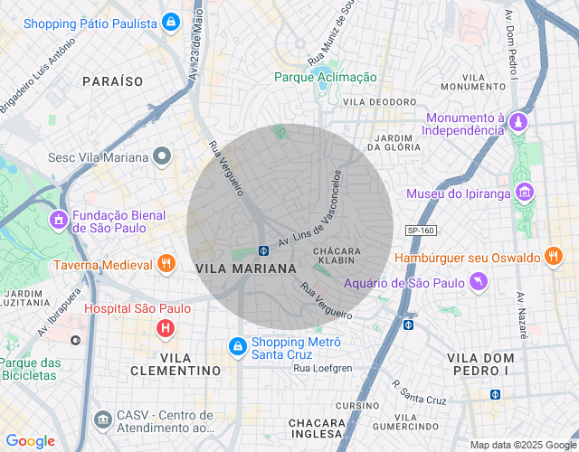 Imóvel no mapa