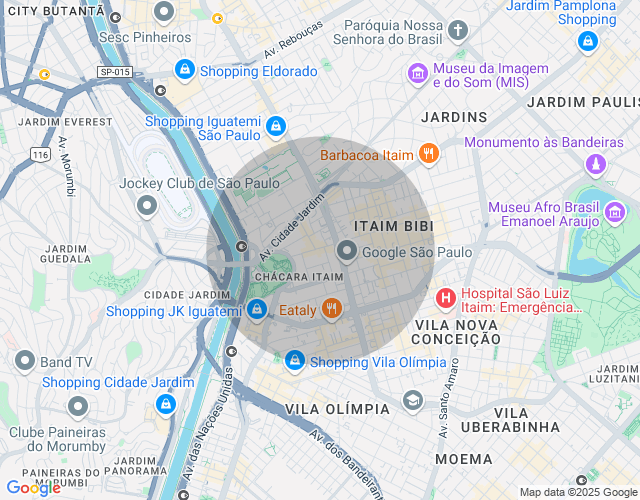 Imóvel no mapa