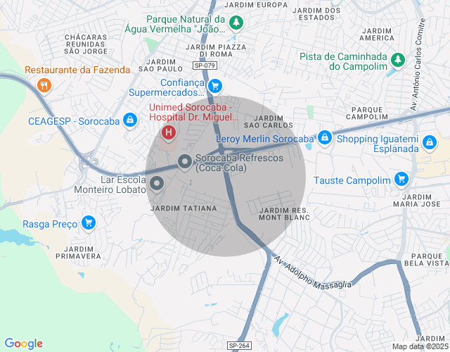 Imóvel no mapa