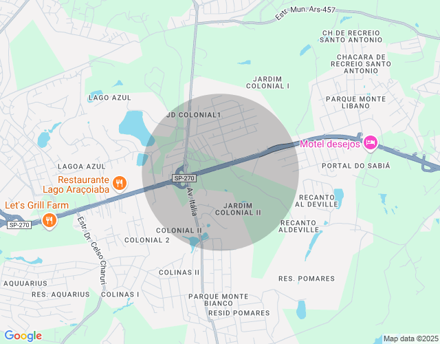 Imóvel no mapa