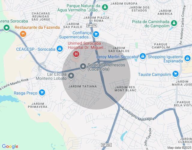 Imóvel no mapa