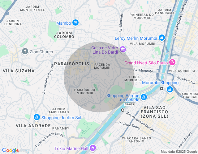 Imóvel no mapa