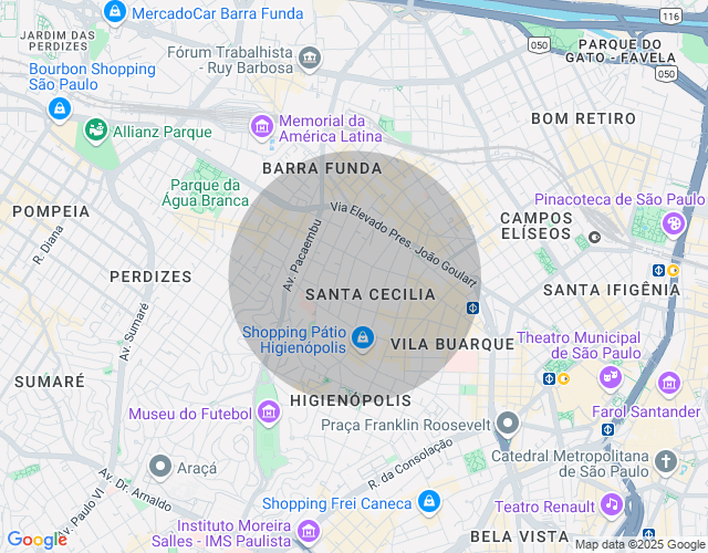 Imóvel no mapa