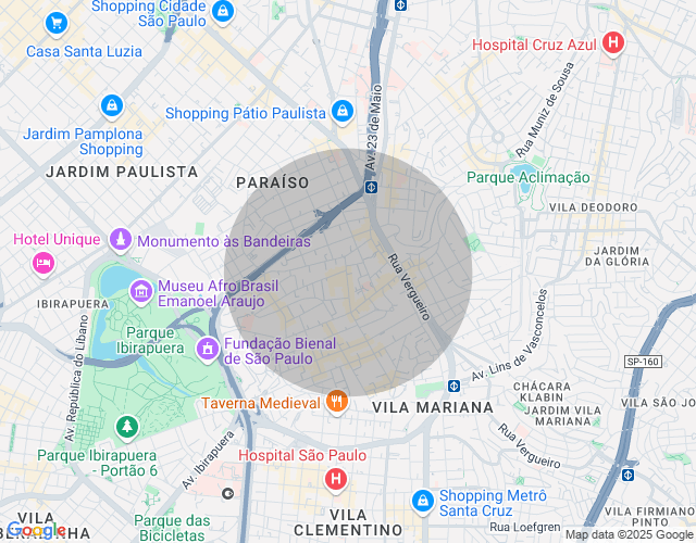 Imóvel no mapa
