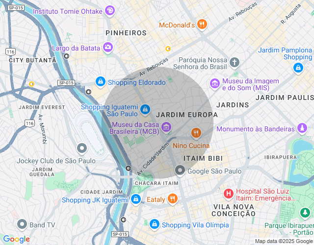 Imóvel no mapa