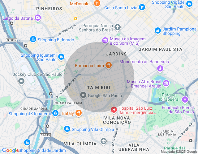 Imóvel no mapa