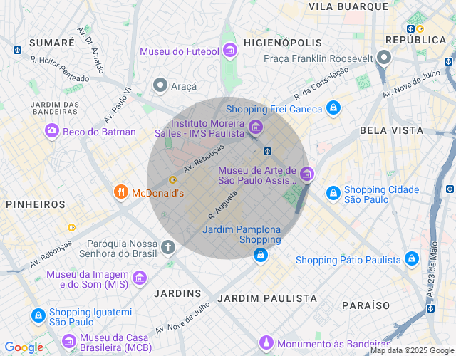 Imóvel no mapa
