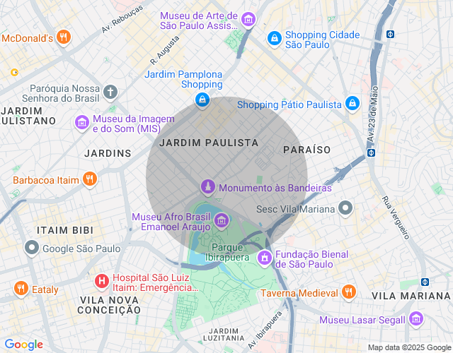 Imóvel no mapa