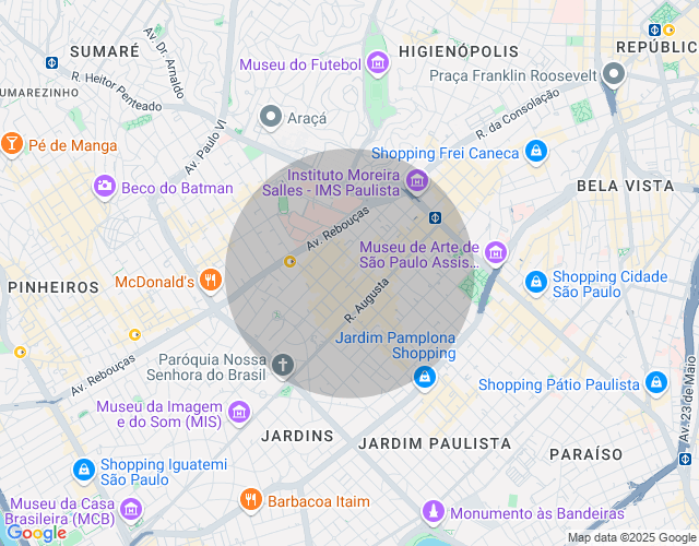 Imóvel no mapa