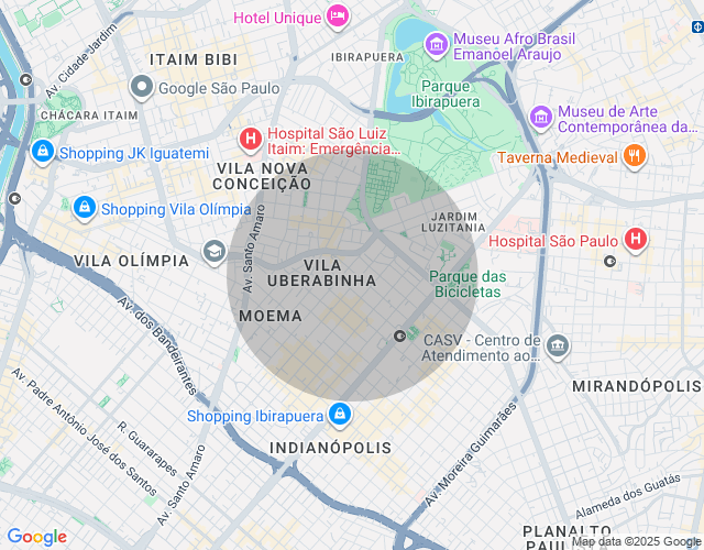 Imóvel no mapa