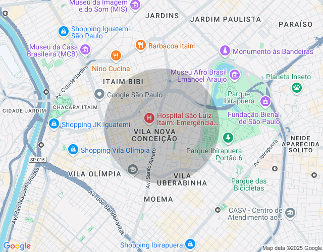 Imóvel no mapa