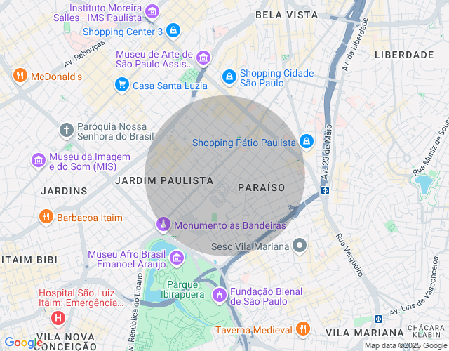 Imóvel no mapa