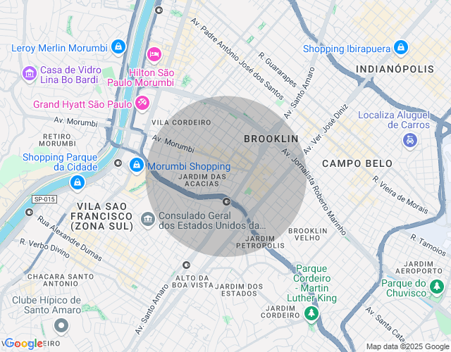 Imóvel no mapa
