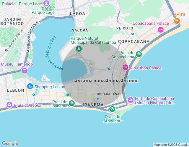 Imóvel no mapa