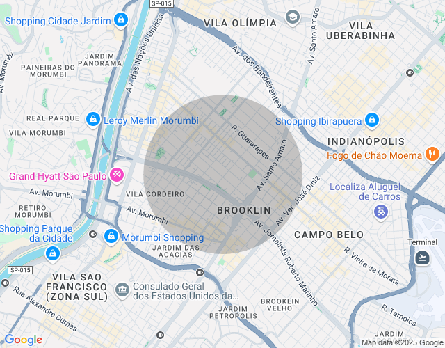 Imóvel no mapa