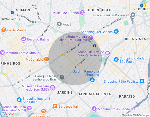 Imóvel no mapa