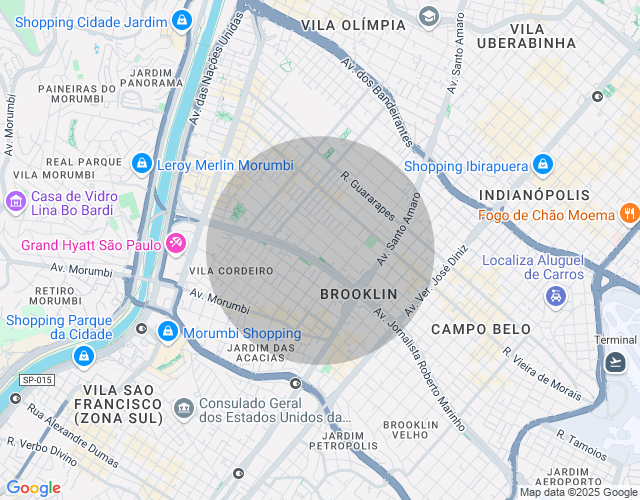 Imóvel no mapa