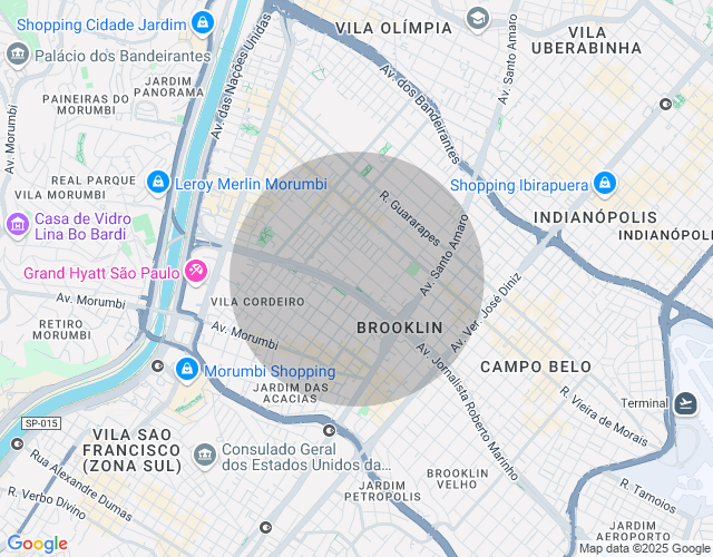 Imóvel no mapa