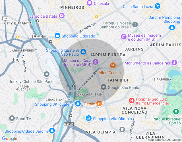 Imóvel no mapa