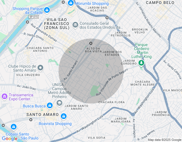 Imóvel no mapa