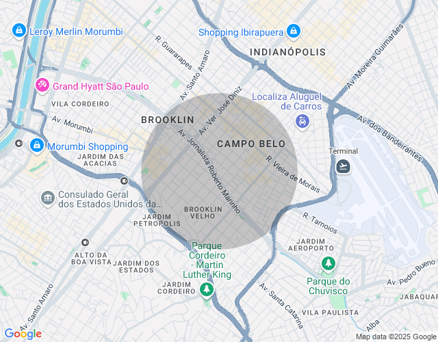 Imóvel no mapa