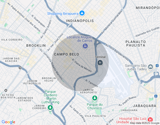 Imóvel no mapa