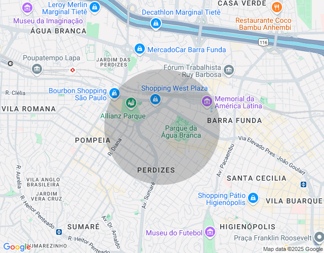 Imóvel no mapa