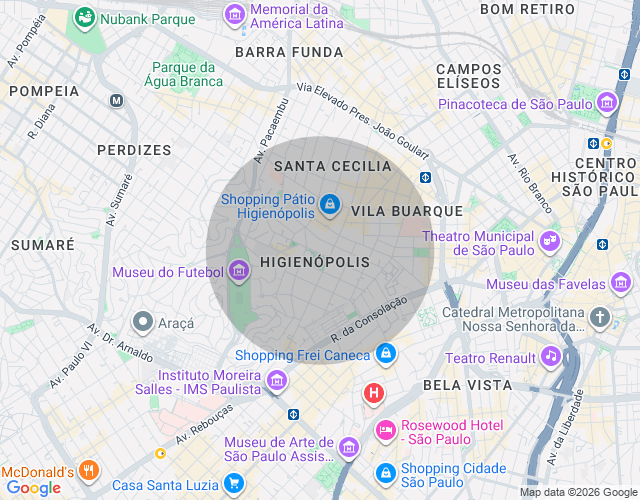 Imóvel no mapa