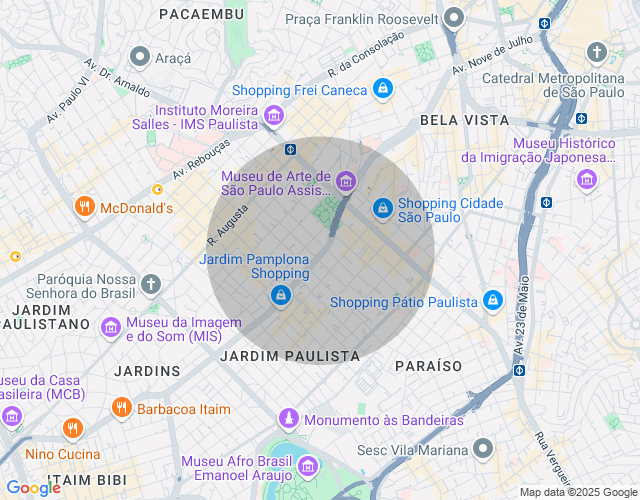 Imóvel no mapa