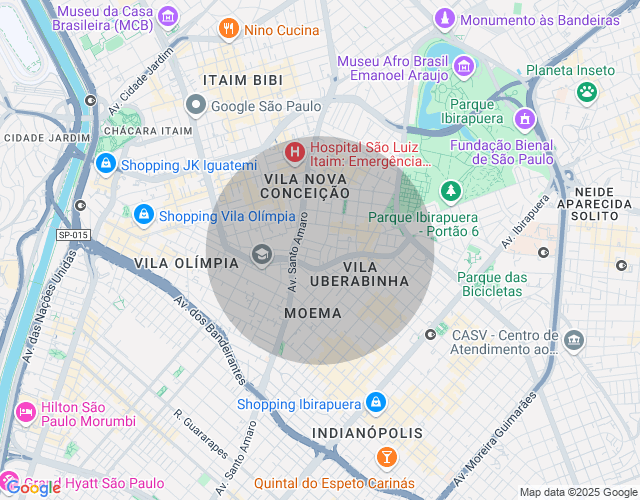 Imóvel no mapa