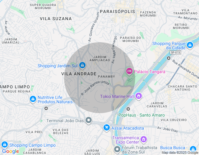Imóvel no mapa