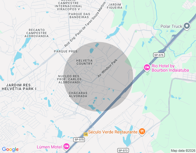 Imóvel no mapa