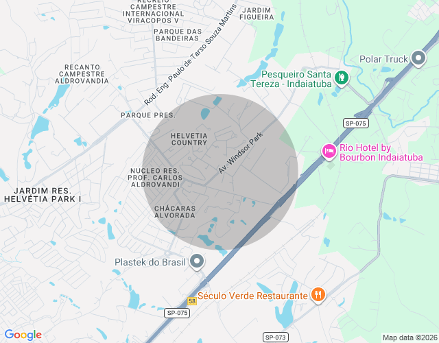 Imóvel no mapa