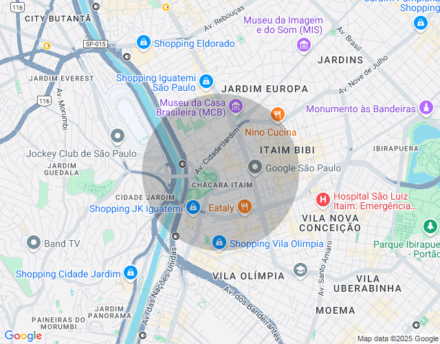 Imóvel no mapa