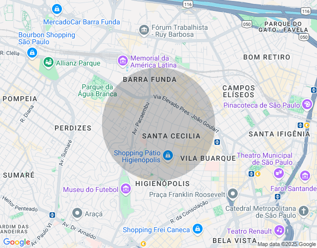Imóvel no mapa