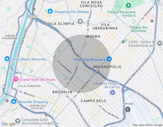 Imóvel no mapa
